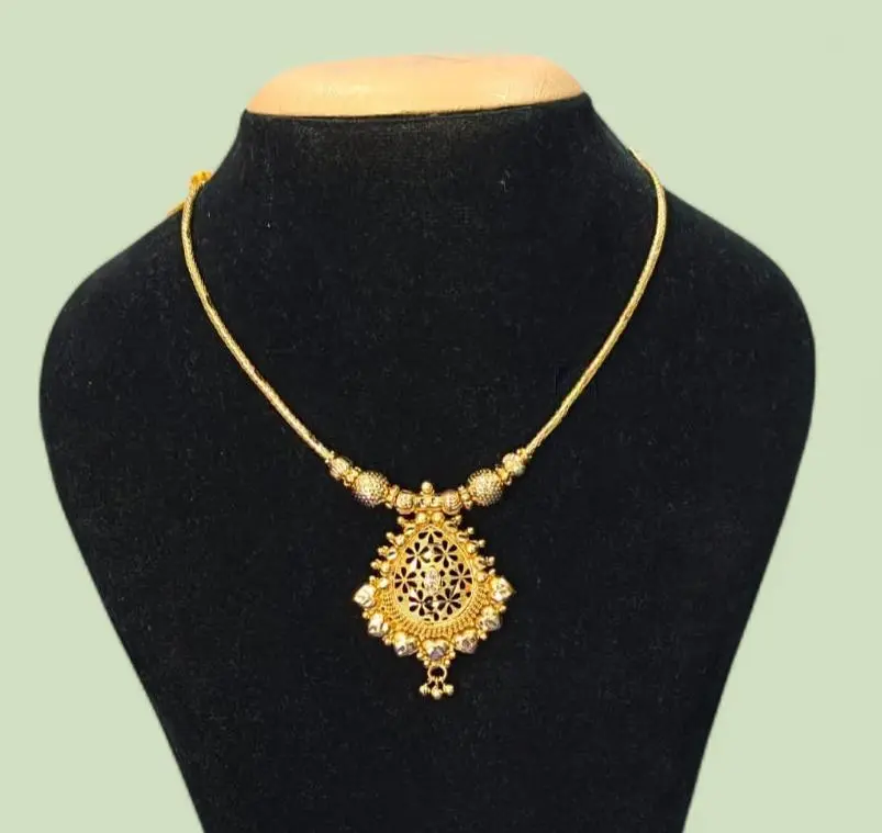 One Gram Gold Forming Finished Neckace