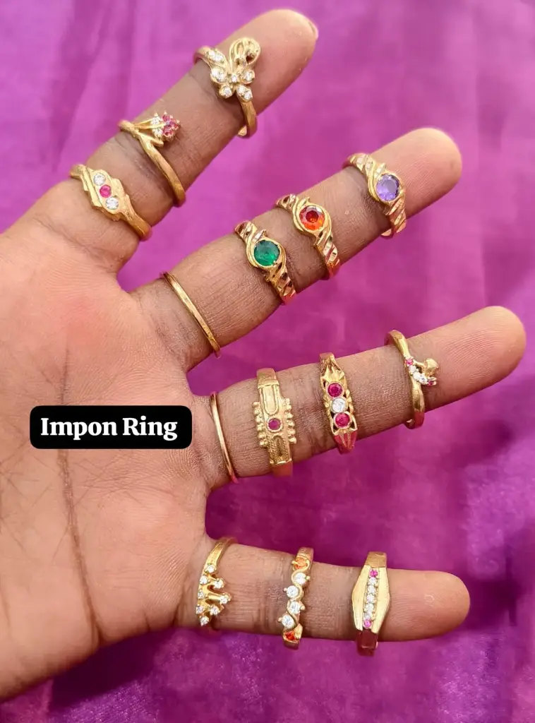 Unpolished Impon Ring Collections 