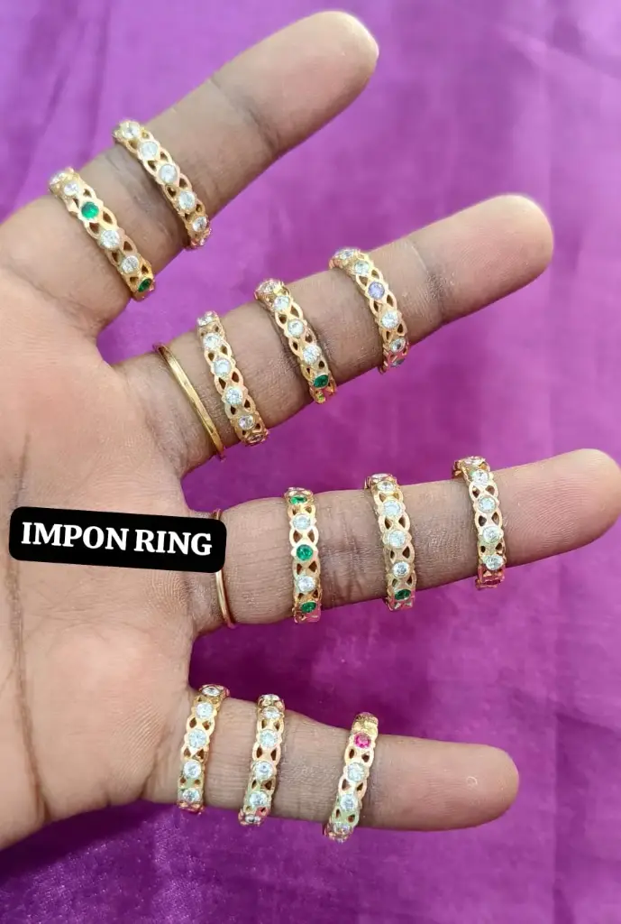 Unpolished Impon Ring Collection