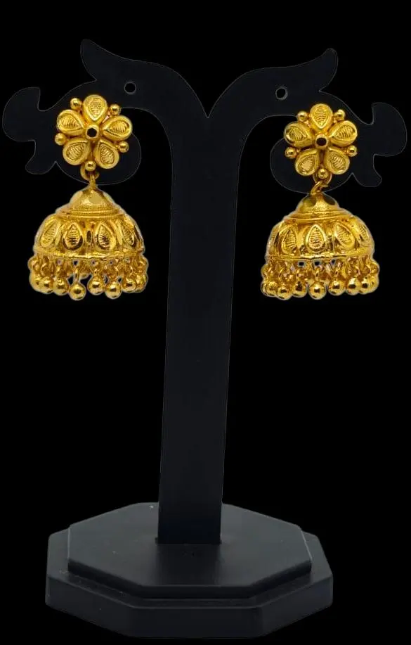 One Gram Gold Forming Jhumka 