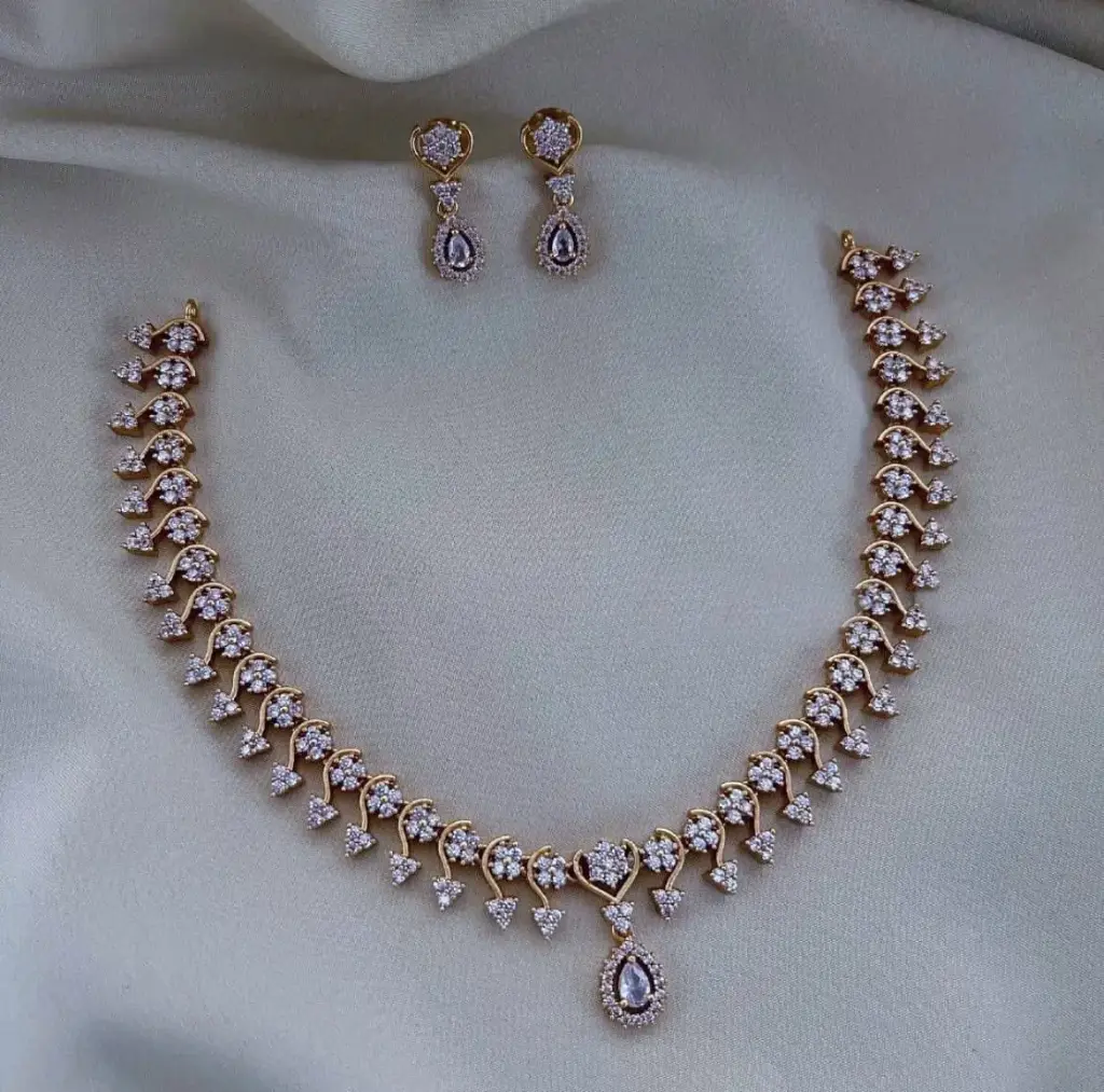 Antique matt finished stone Necklace