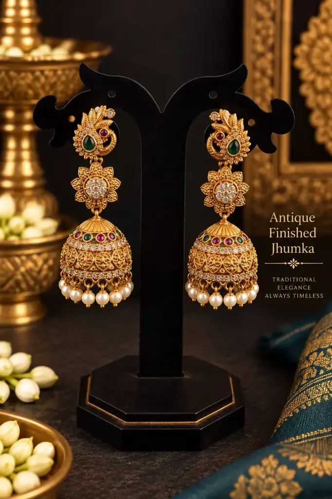 Anitique finishing jewellery