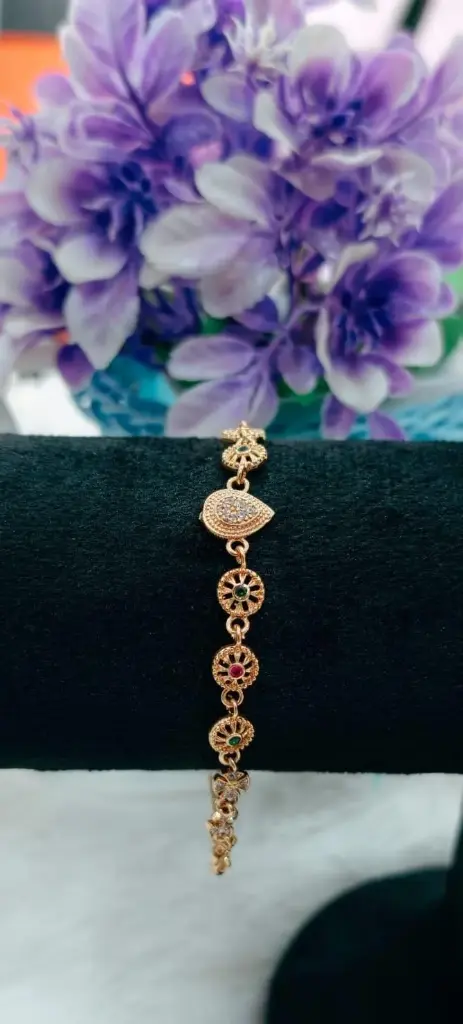 Micro Plate AD Stone Bracelet