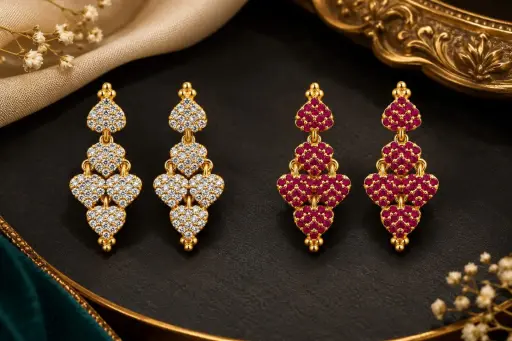 AD Stone Finishing Earing