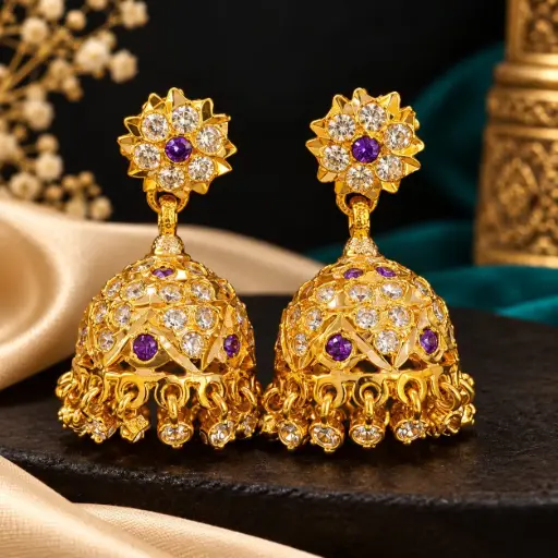 IMPON STONE JHUMKA 