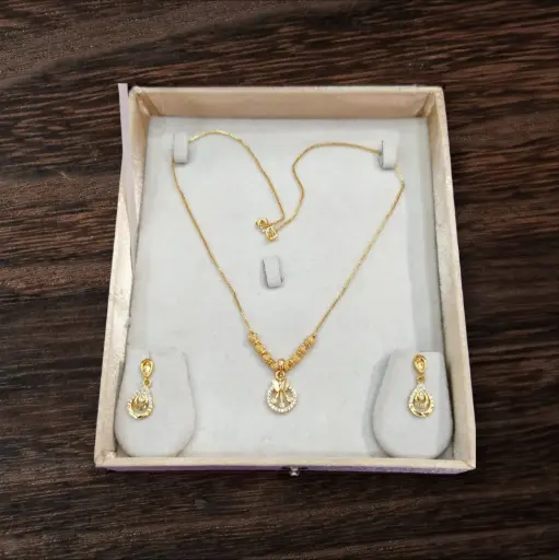 One Gram Gold Forming Pendant Chain Designs Regular Use